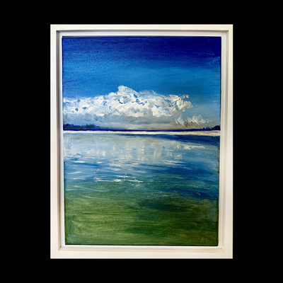 Sky and Water - Framed Original Acrylic Artwork