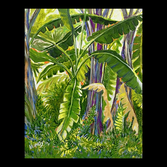 Backyard Banana Trees - Unframed Print