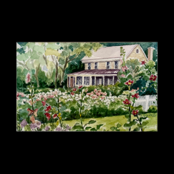 Cottage Vermont - Watercolor Print