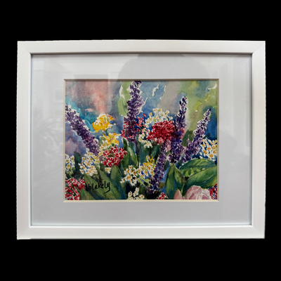 Garden Bouquet - Framed Original Watercolor