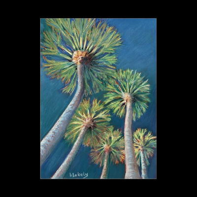 Night Palms - Unframed Print