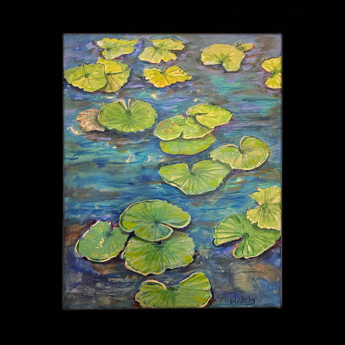 POND LILIES - Matted Acrylic Print