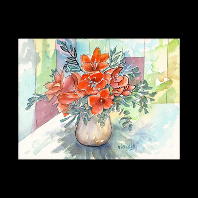 Sara's Bouquet - Unframed Print - SOLD