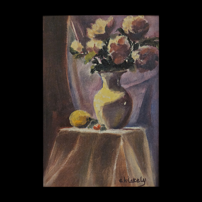 STILL LIFE WITH LEMON - Matted Pastel Print