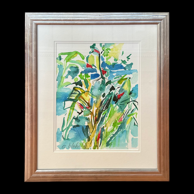 Sally's Backyard #1 - Framed Print