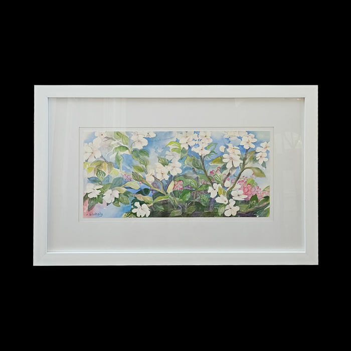 Springtime - Original Framed Watercolor