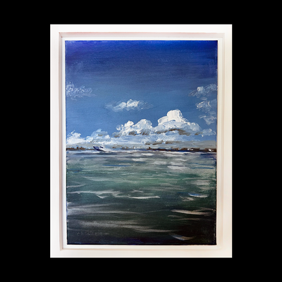 Taking Off - Framed Original Acrylic Artwork