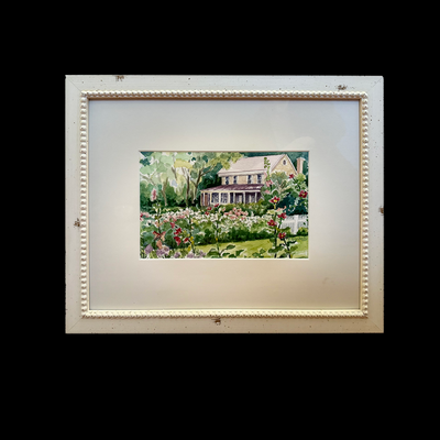 Cottage Vermont - Framed Original Watercolor